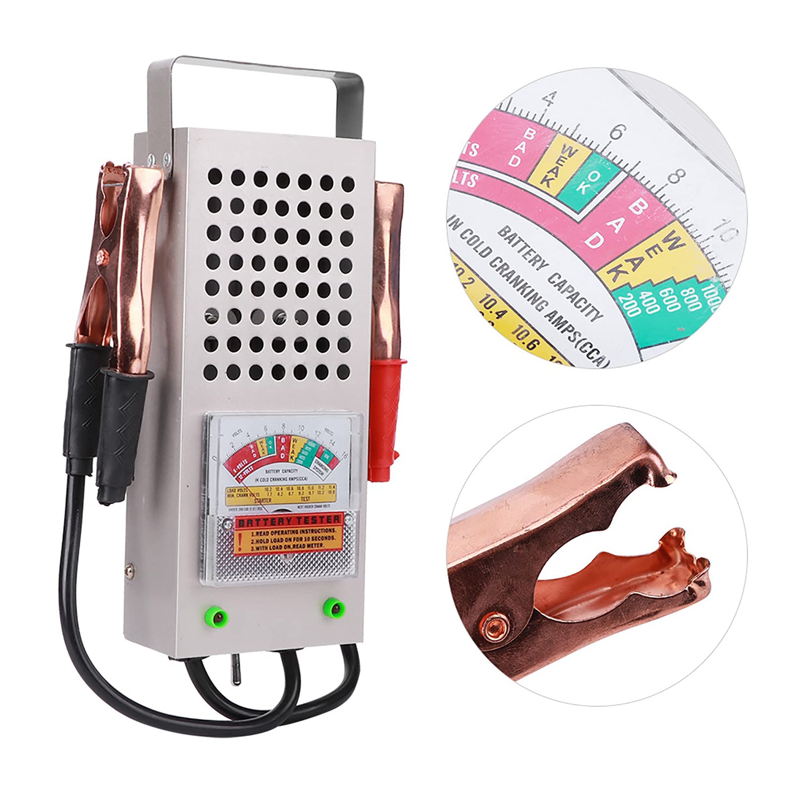 Kuuleyn Tester Batteria Auto 12V 200AH Alluminio