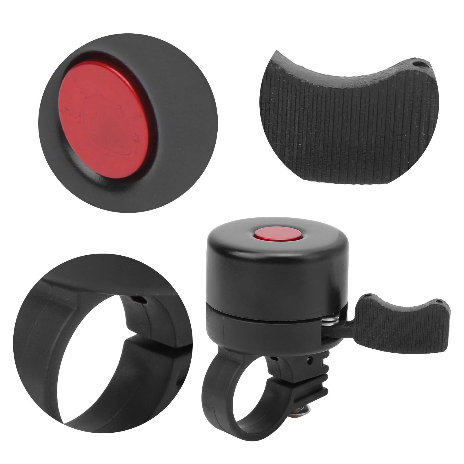 Kuuleyn Campanello Bici Lega Rame 21-23 mm Suono Lungo