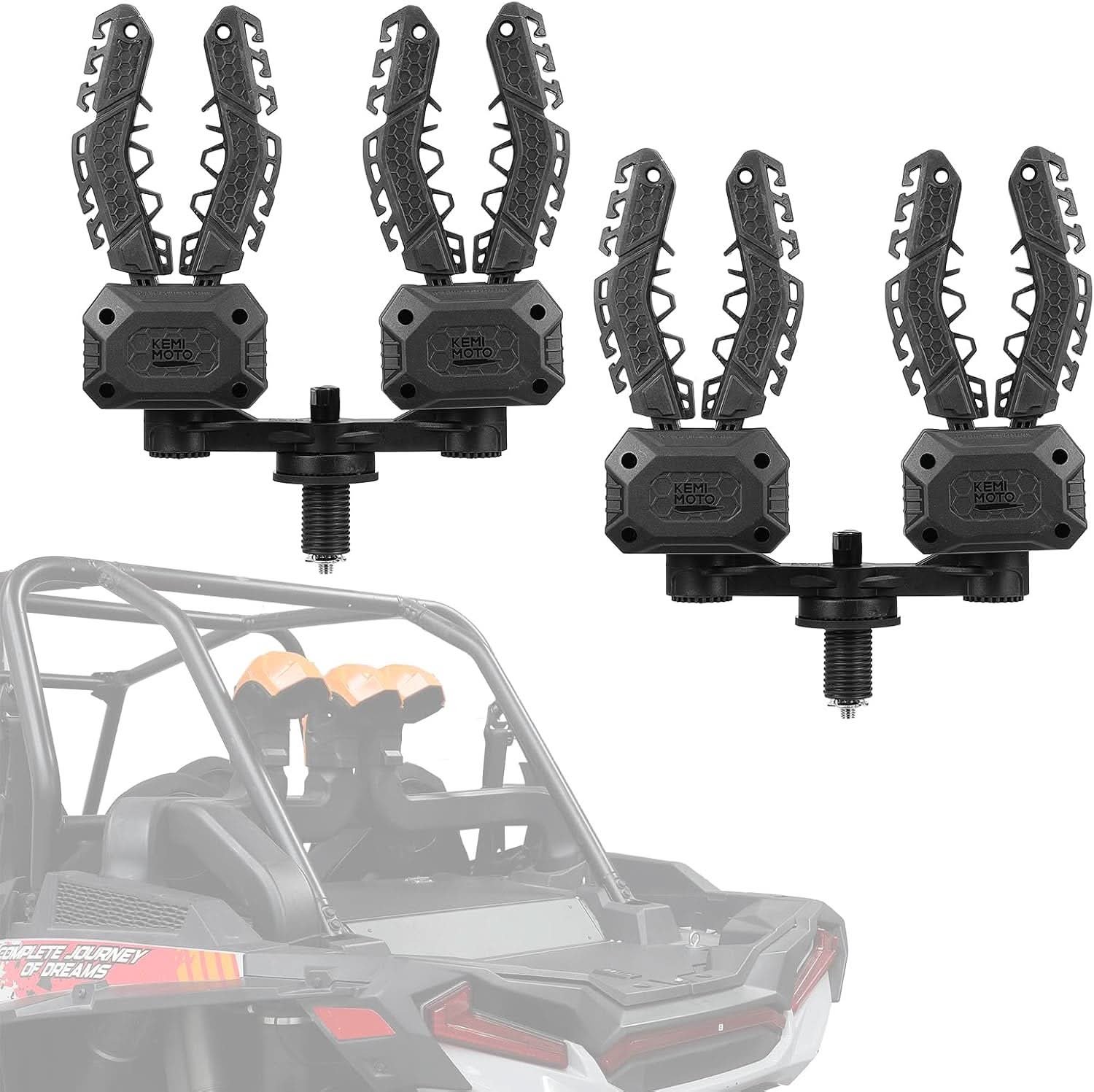 Kemimoto Sportsman RZR portattrezzi caccia rack singolo