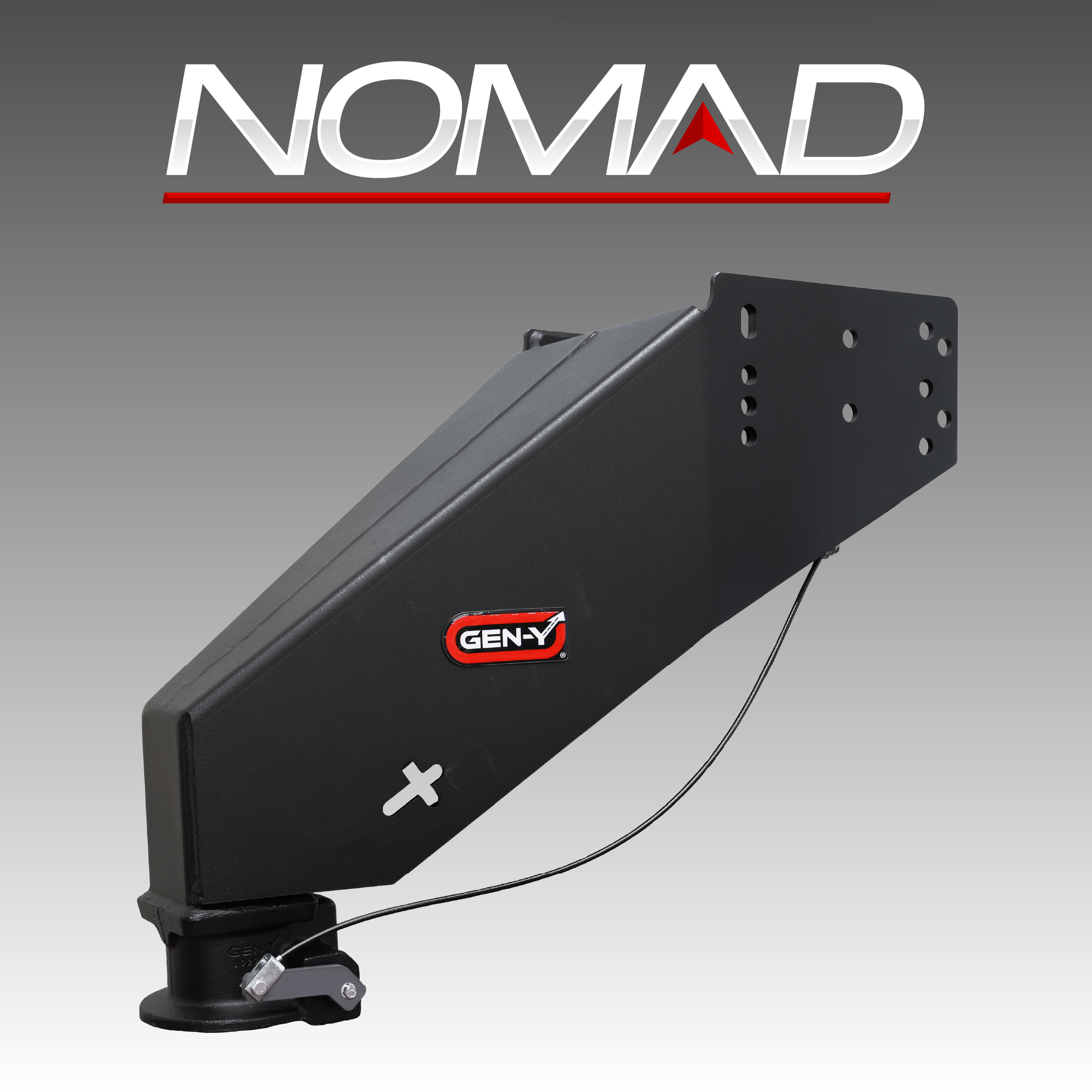 GEN-Y NOMAD Pin Box gancio traino gooseneck 30000 lb SnapLatch