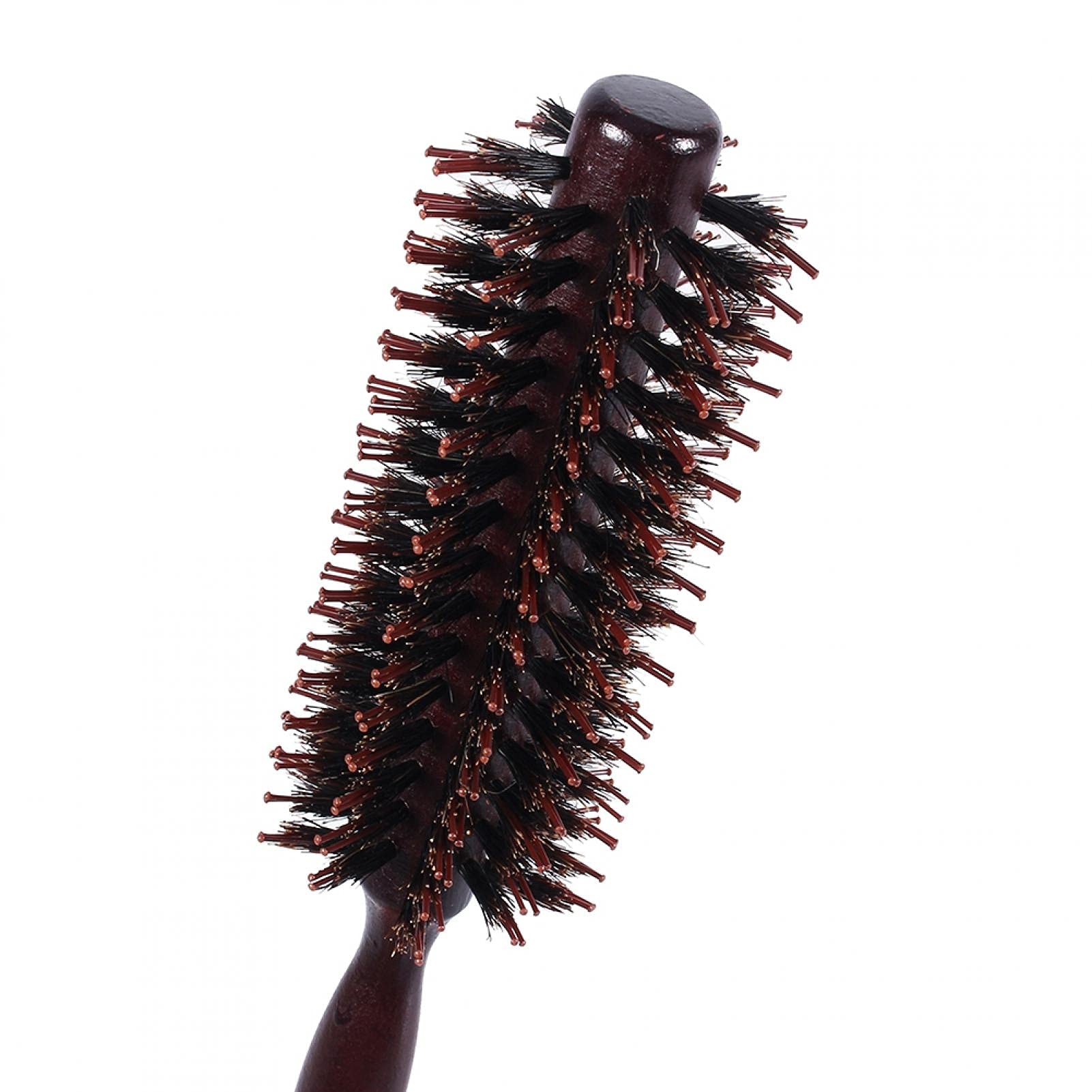Kuuleyn Spazzola Rotonda Legno Capelli Ricci 20 cm