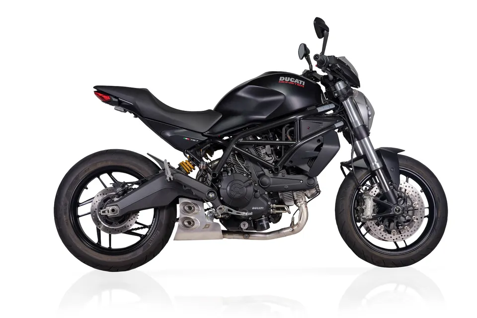 QD Exhaust Ex-Box Evo2 Scarico Completo Monster 797 Inox