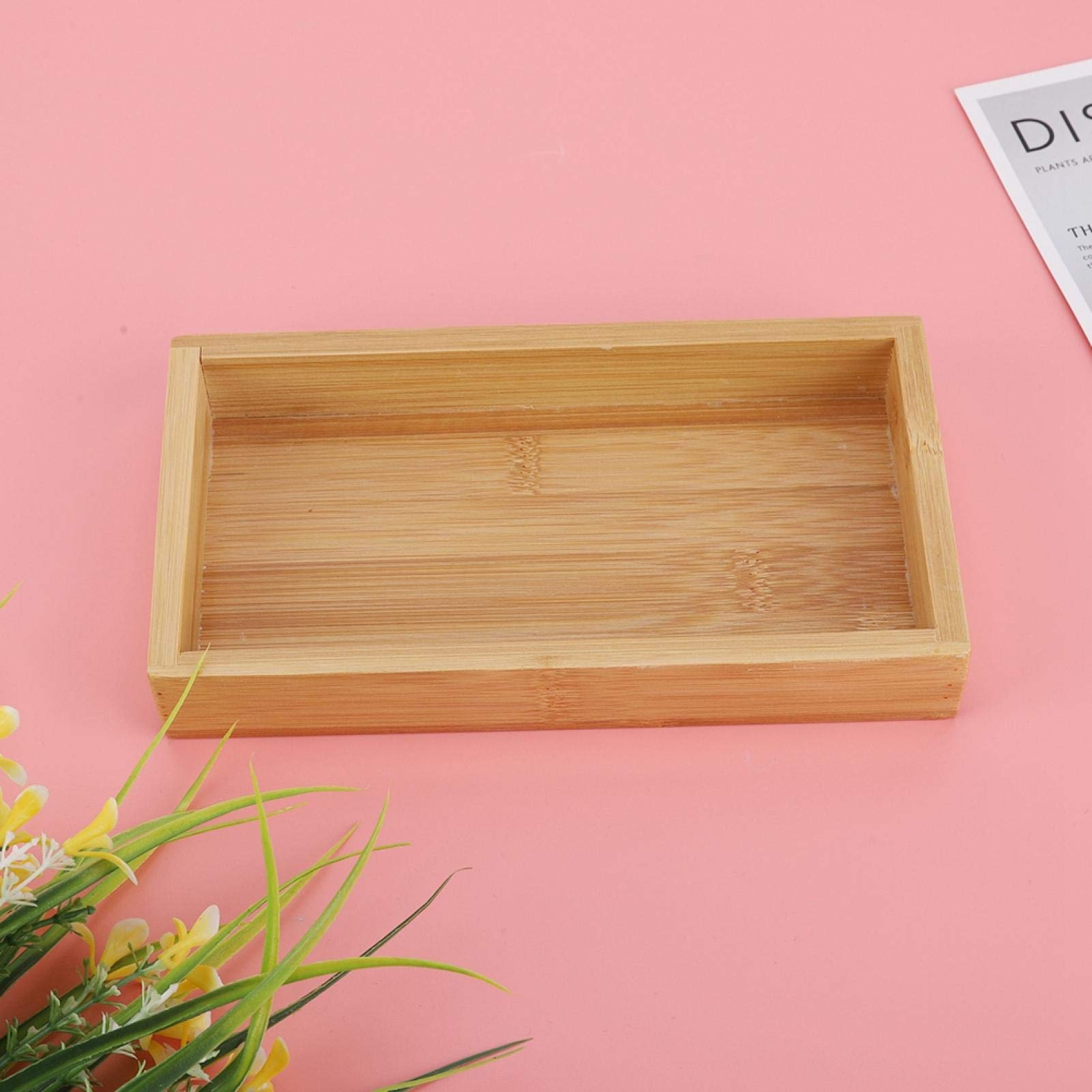 Kuuleyn Vassoio Bambù Rettangolare 19,2x10,2 cm Naturale 1 pz