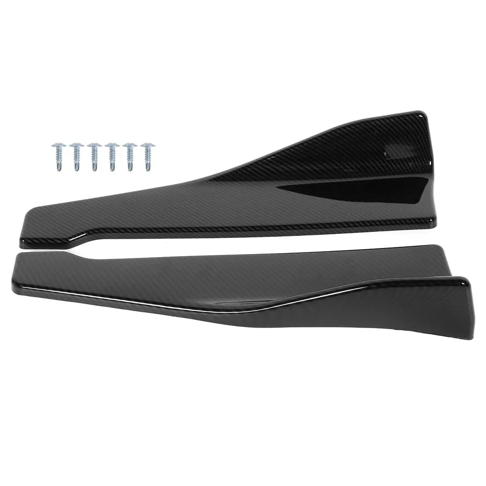 Kuuleyn Splitter Minigonne Auto ABS Carbon Look 2 Pezzi