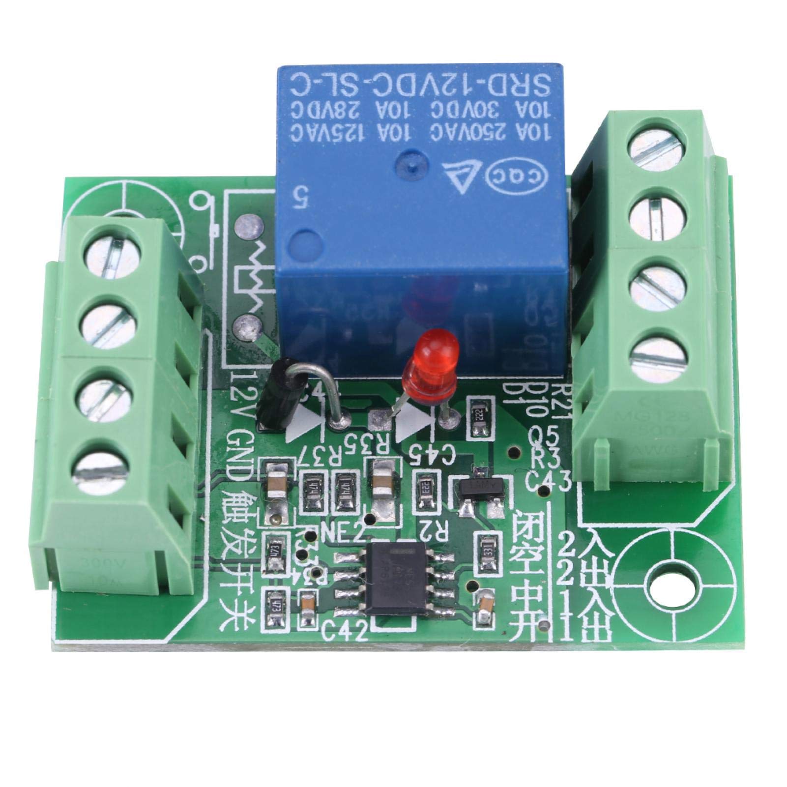 Kuuleyn Modulo Relè Bistabile 1 Canale DC 12V Morsetti Vite
