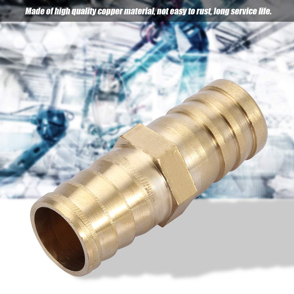 Kuuleyn Raccordo Diritto Ottone 12 mm 5 Pezzi per Tubo