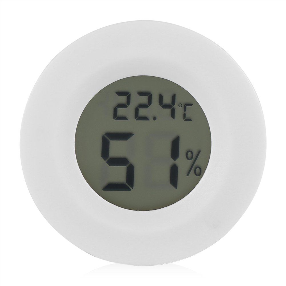 Kuuleyn Mini Igrometro digitale bianco per terrari
