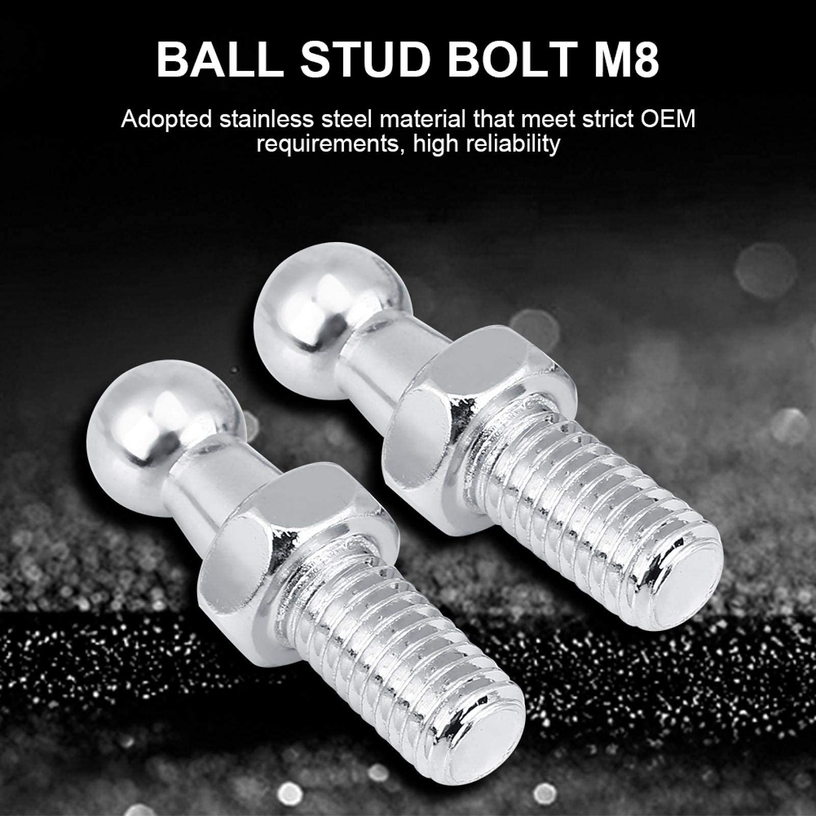 Kuuleyn M8 10 mm bullone a sfera ammortizzatori 2 pezzi inox