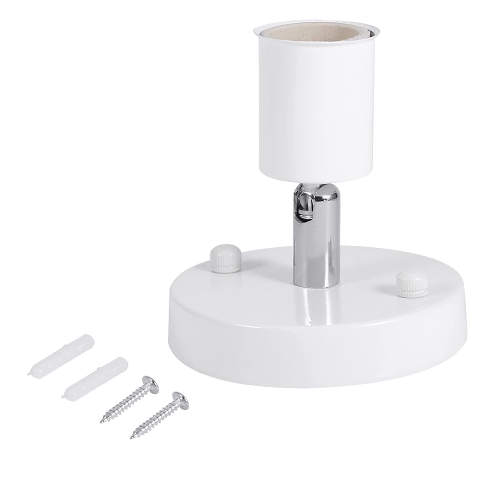 Hapivida Portalampada E27 Girevole Bianco Soffitto 180°