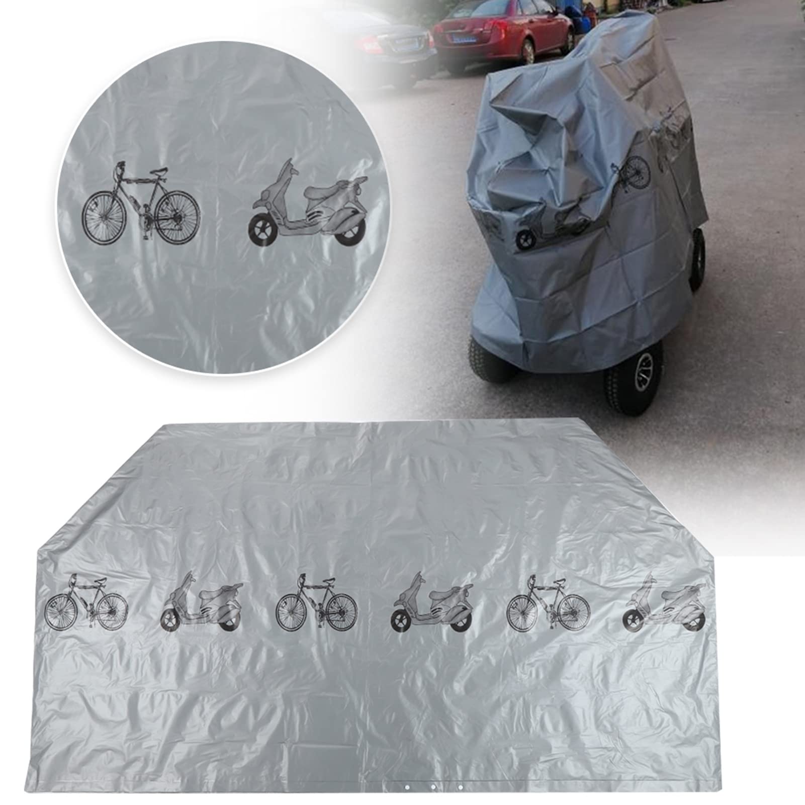 Kuuleyn Copertura Scooter Mobilità 140x66cm Antipioggia