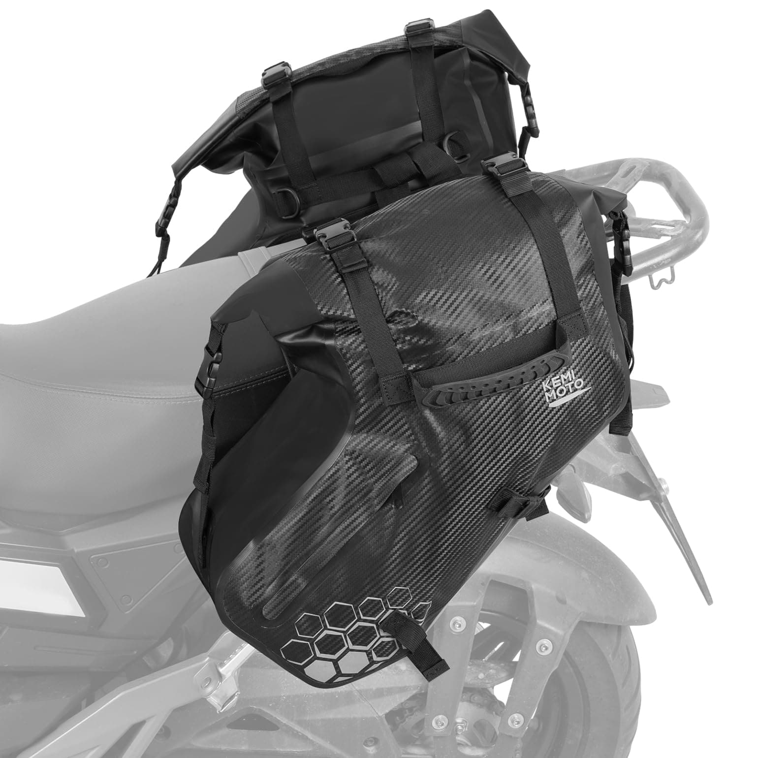 KEMIMOTO 38L borse laterali moto impermeabili
