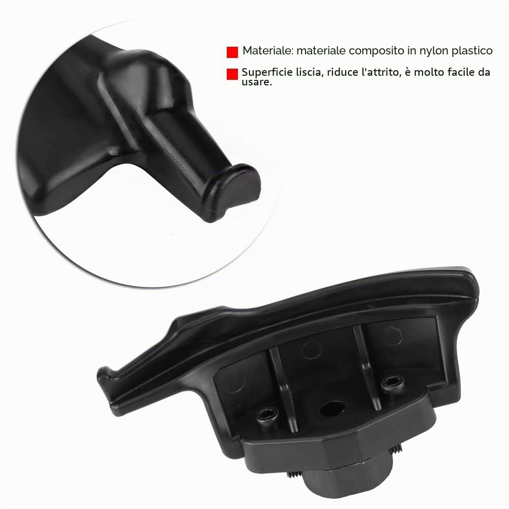 AOWINHIT Testa Smontagomme Nylon Nera 28 mm Antigraffio