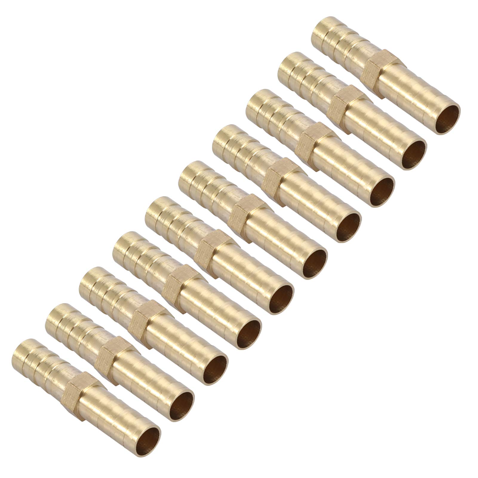Kuuleyn 6mm Raccordo Tubo Ottone Diritto 10pz