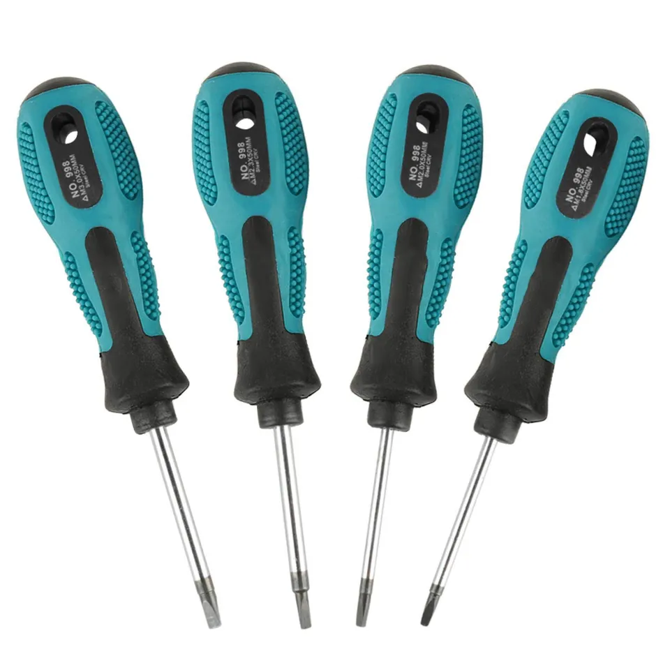 Kuuleyn Set 4 cacciaviti triangolari magnetici 1,8-3 mm