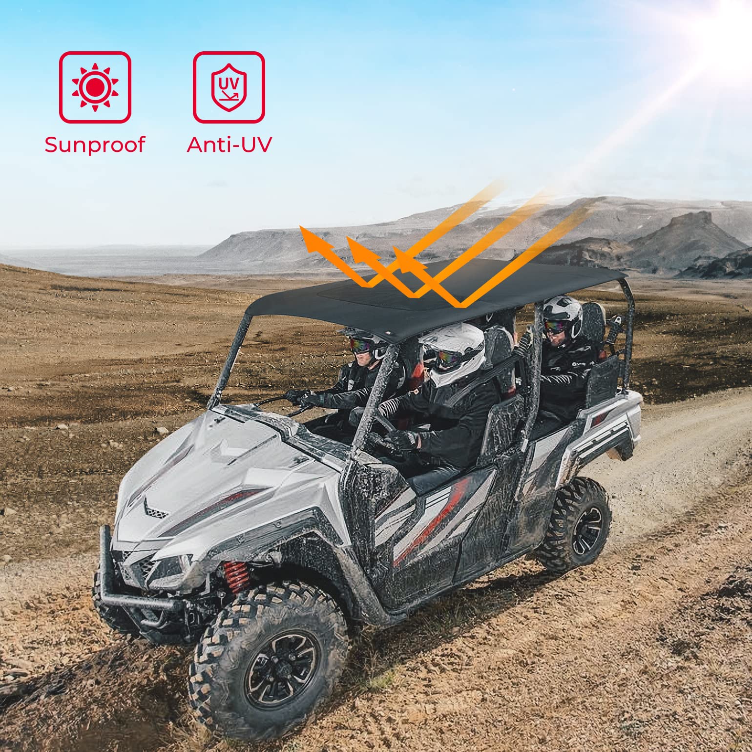 KEMIMOTO Wolverine X4 tetto morbido nero antipioggia