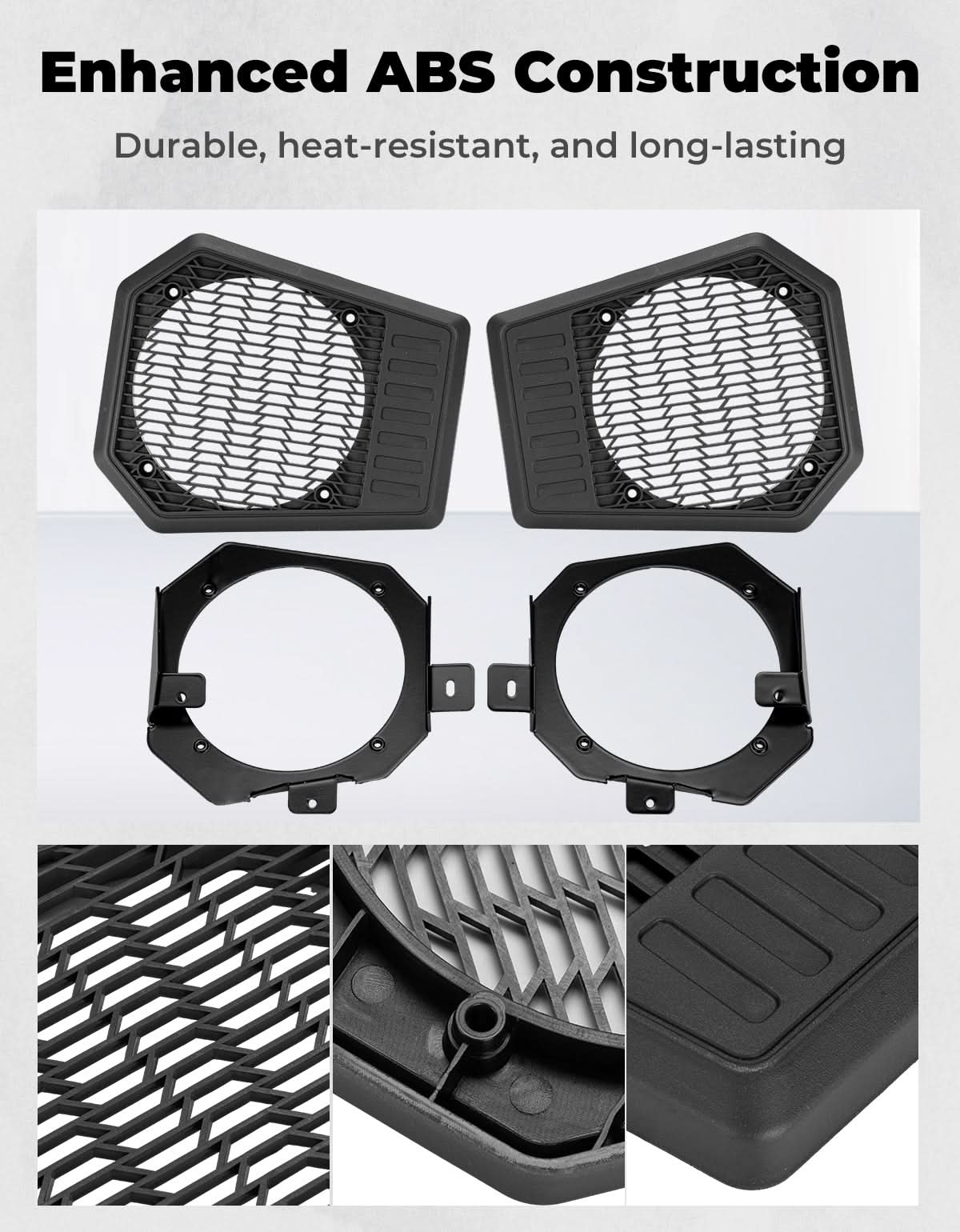 Kemimoto Ranger XP 1000 supporti casse posteriori ABS