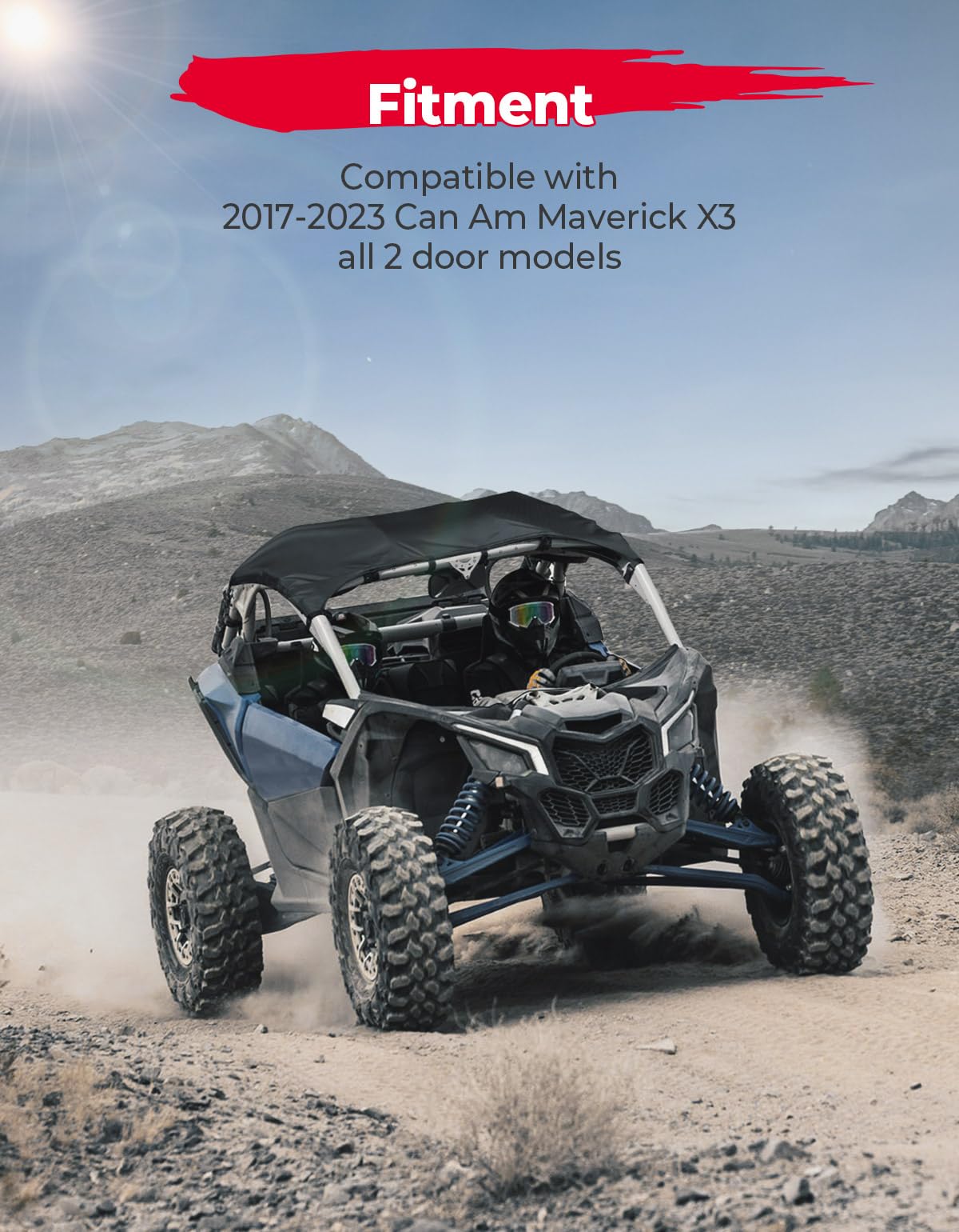 KEMIMOTO Tetto Morbido Can-Am Maverick X3 2 posti