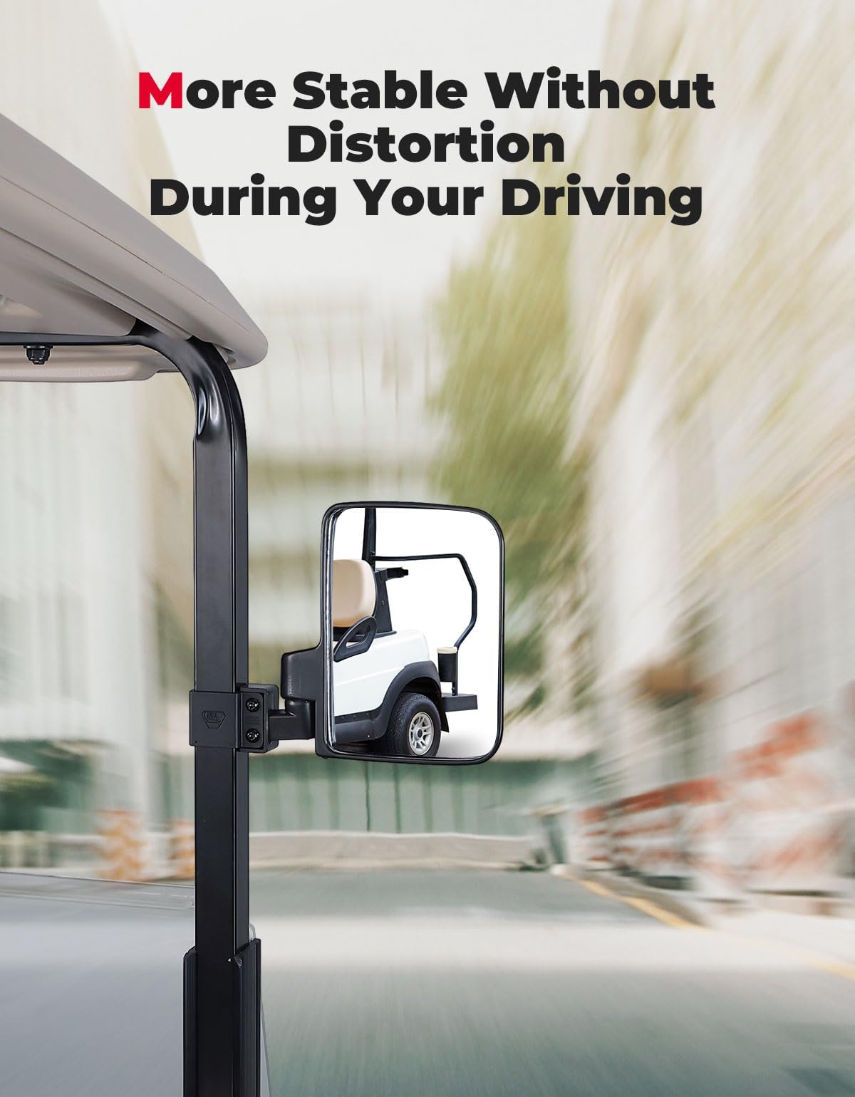 KEMIMOTO Specchietti laterali golf cart no-foro coppia