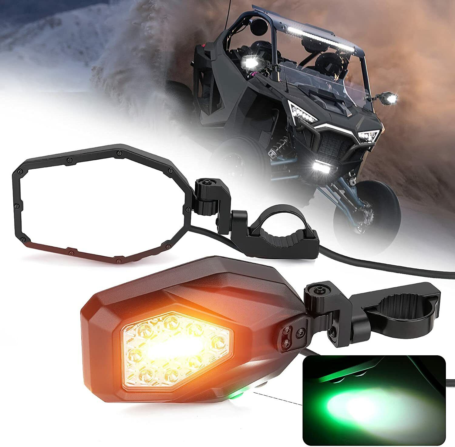 KEMIMOTO General XP 1000 specchietti UTV LED con freccia