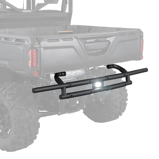 Kemimoto Defender paraurti posteriore con luce acciaio