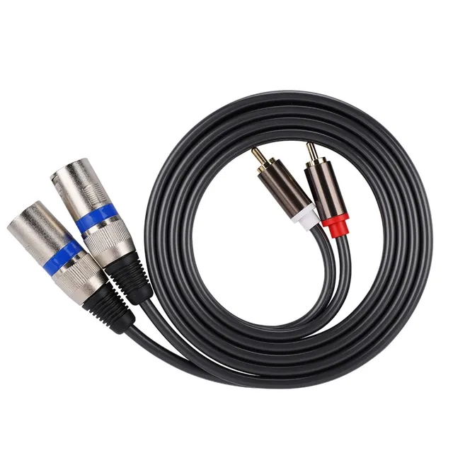 Kuuleyn Cavo RCA Maschio a XLR 1,5 m Adattatore Audio Rame