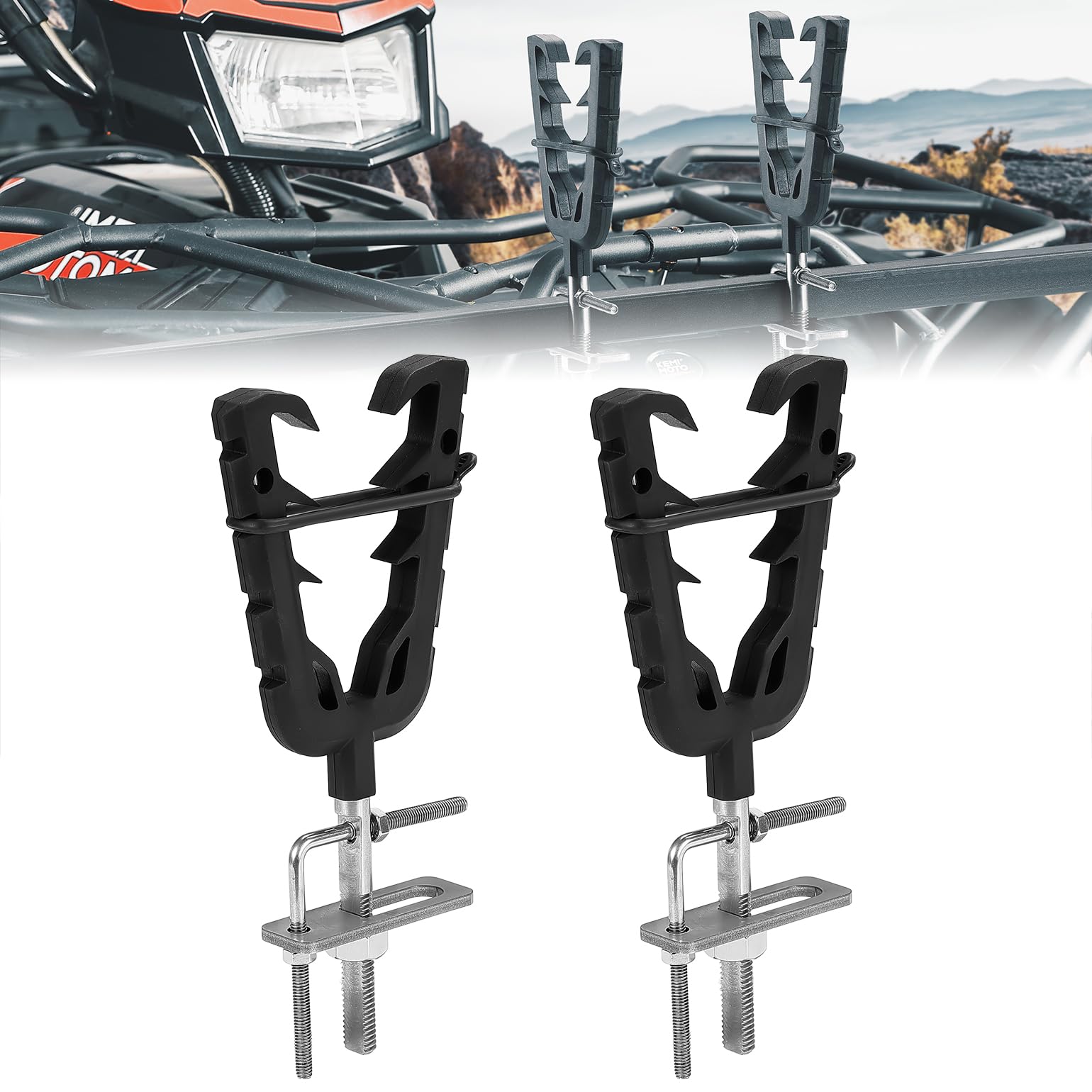 KEMIMOTO portafucile ATV supporto universale gomma