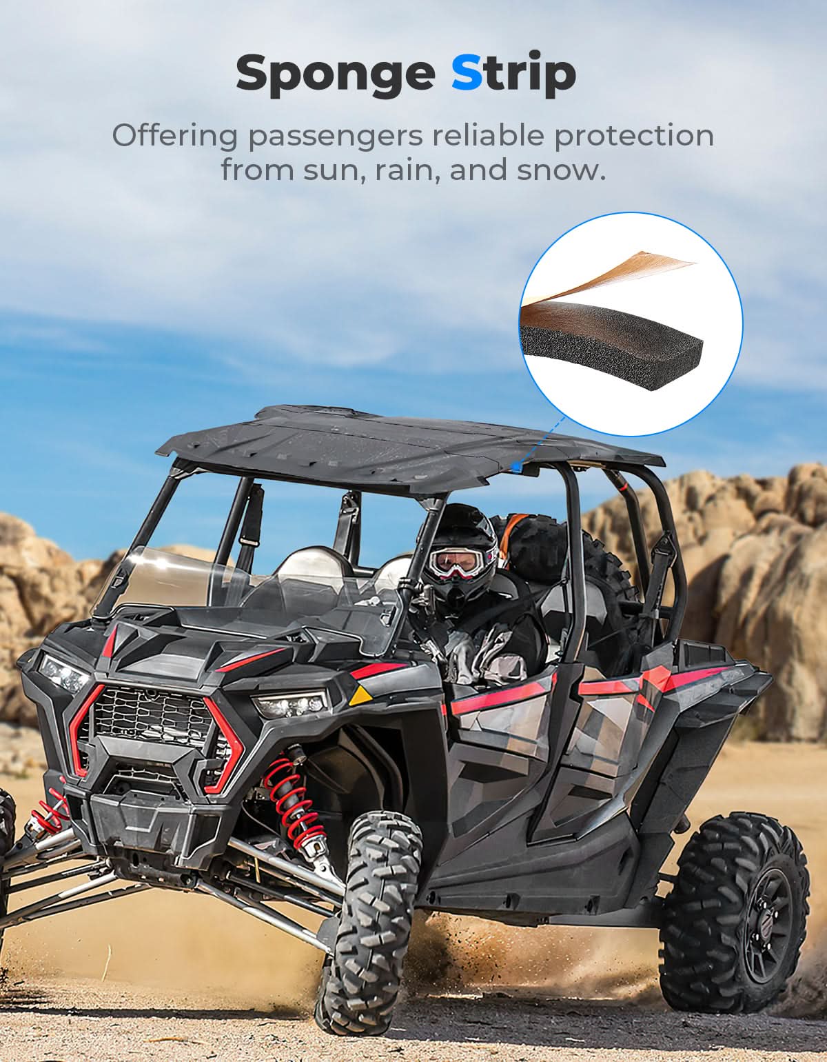 KEMIMOTO RZR XP 4 1000 tetto sportivo 4-in-1