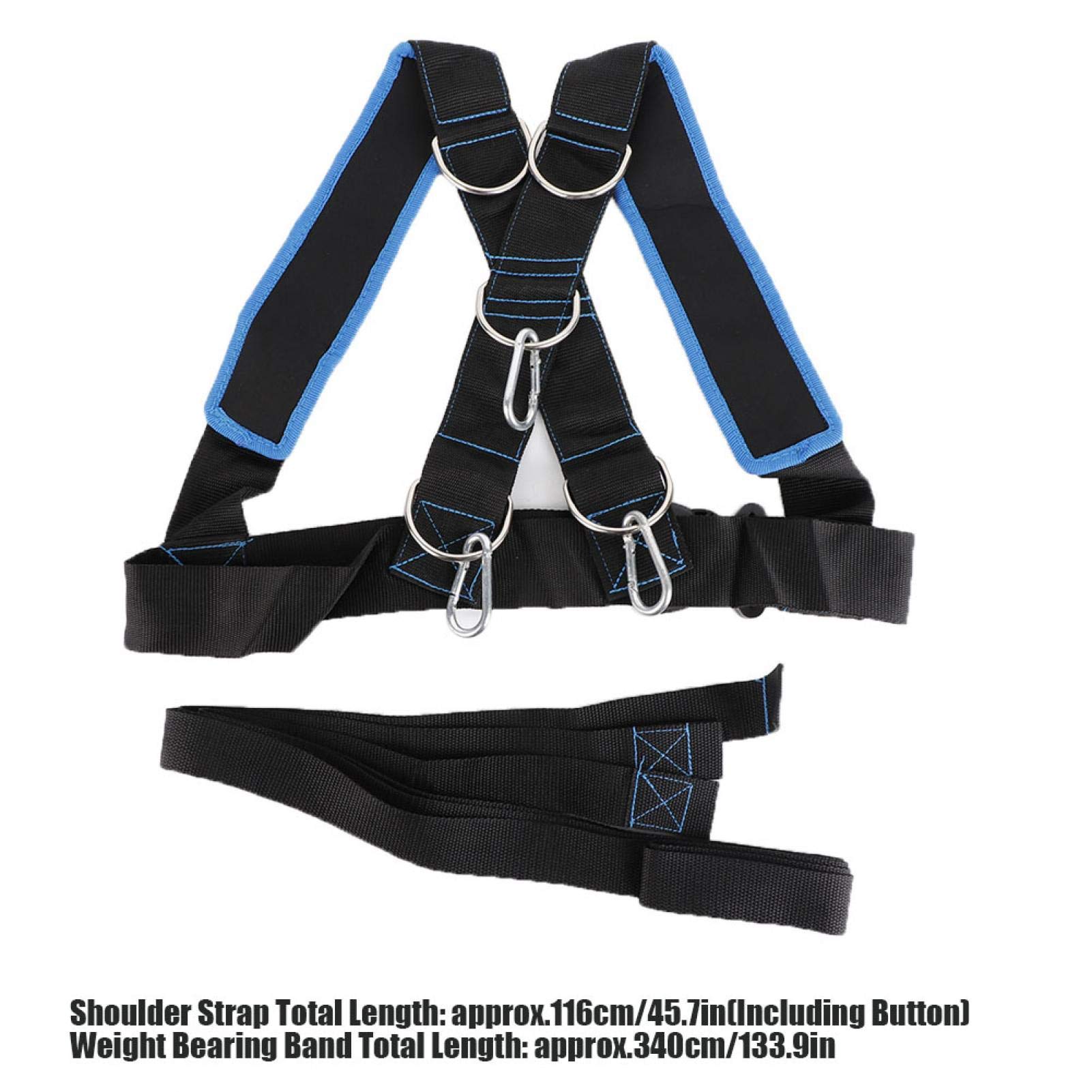 Kuuleyn imbracatura velocità corsa cintura nylon nero-blu