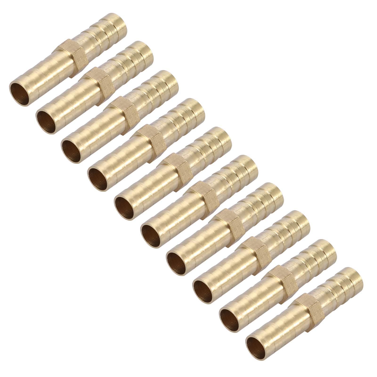 Kuuleyn 6mm Raccordo Tubo Ottone Diritto 10pz