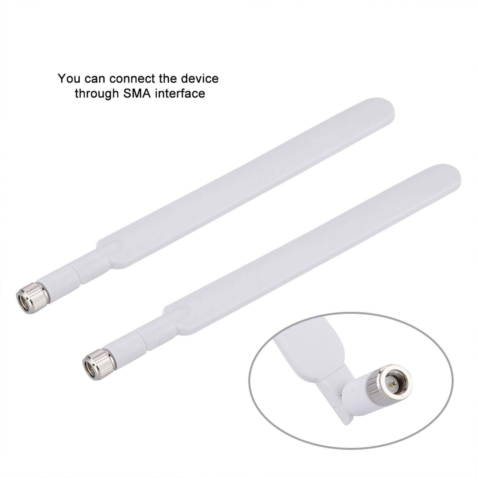 Kuuleyn Antenna 4G LTE SMA 5dBi per Router CPE 2 Pezzi