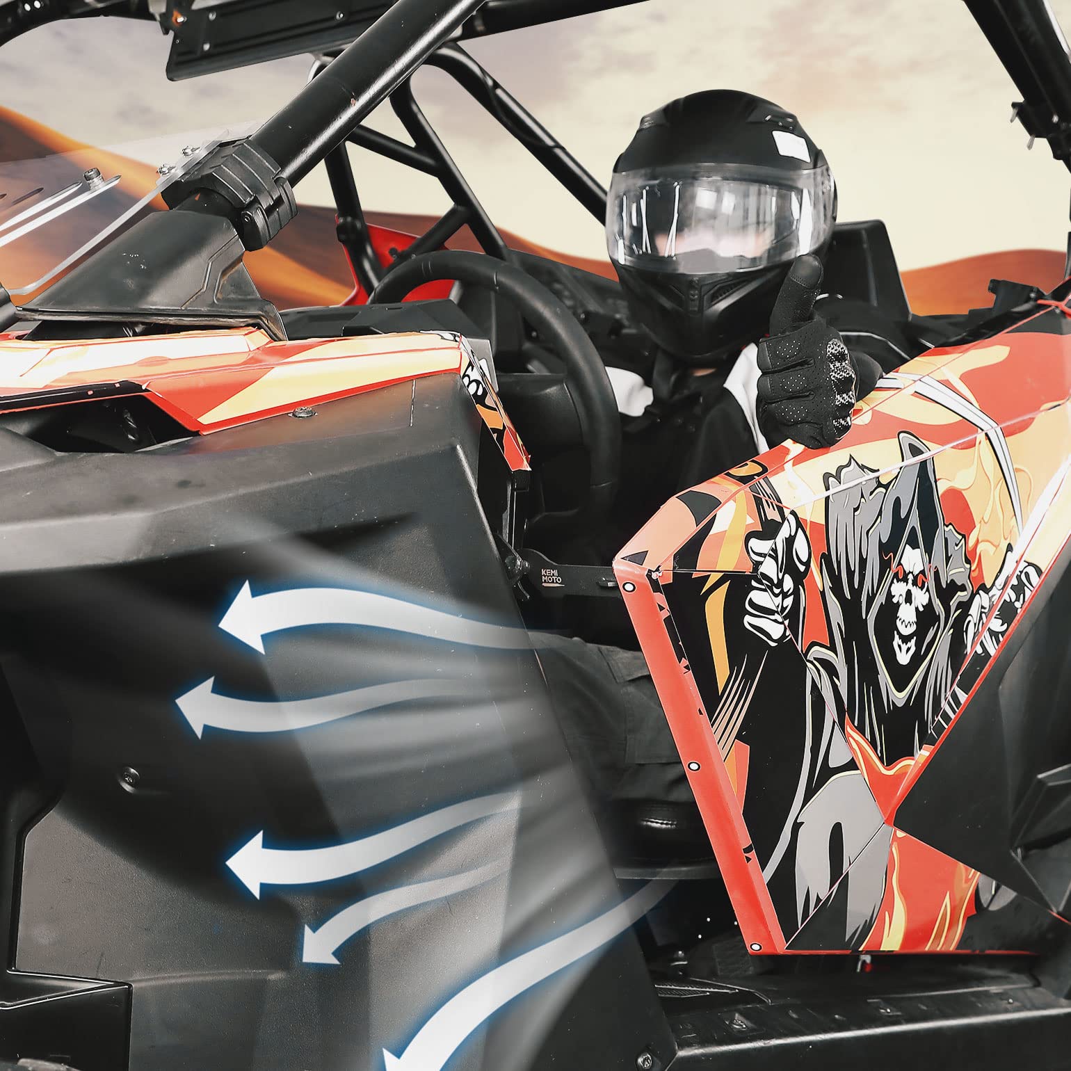 KEMIMOTO RZR B0102-03101BK fermaporta 4,5" metallo antiruggine