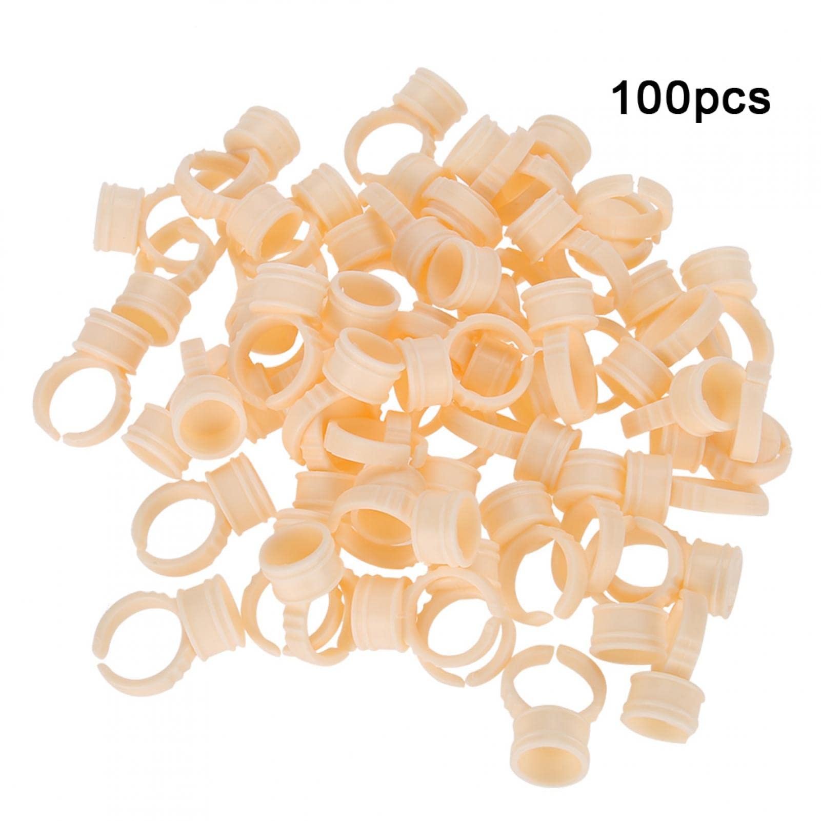 Kuuleyn Anello Pigmento 100 Pezzi Medium Senza Divisore