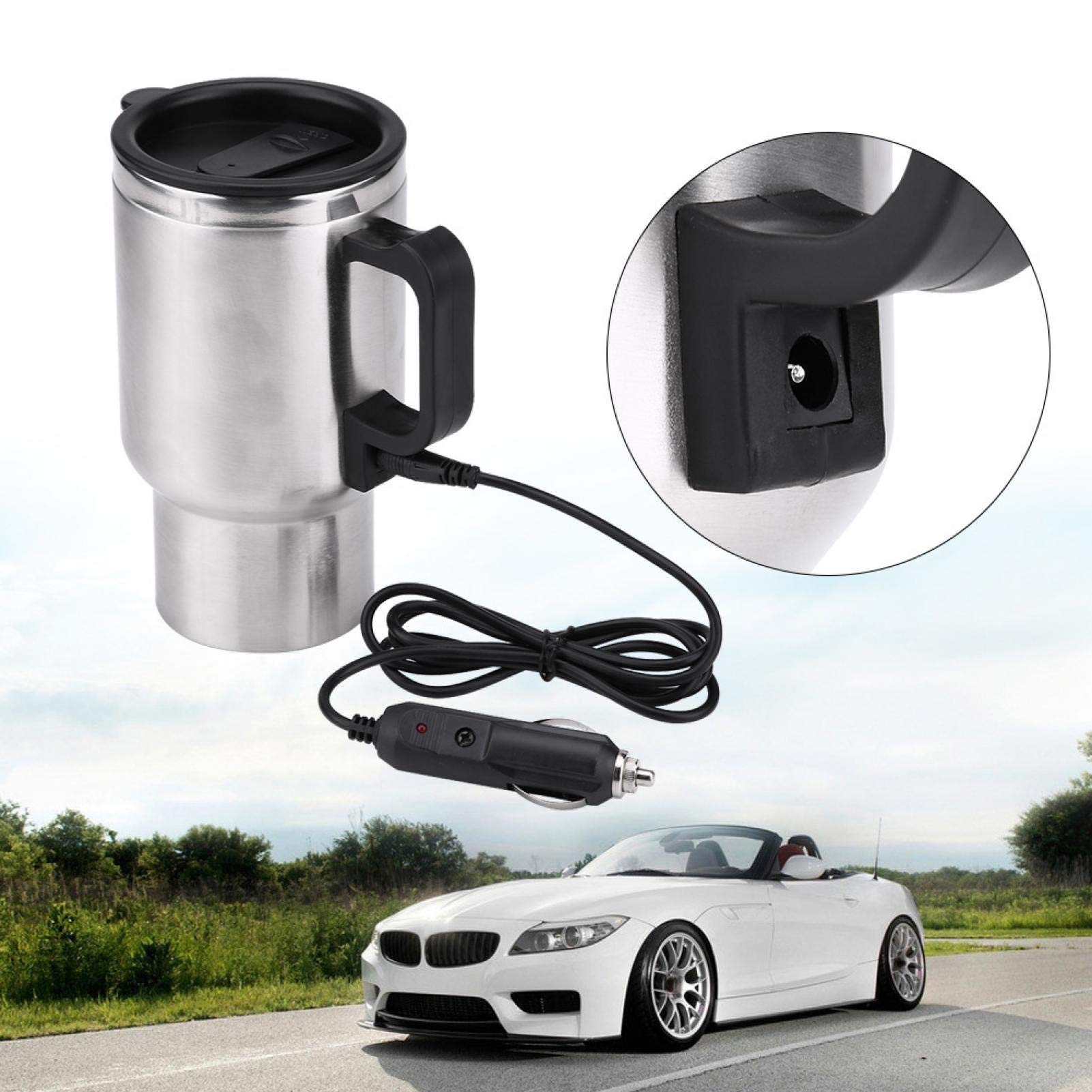 Kuuleyn tazza termica auto 12V 450 ml acciaio inox