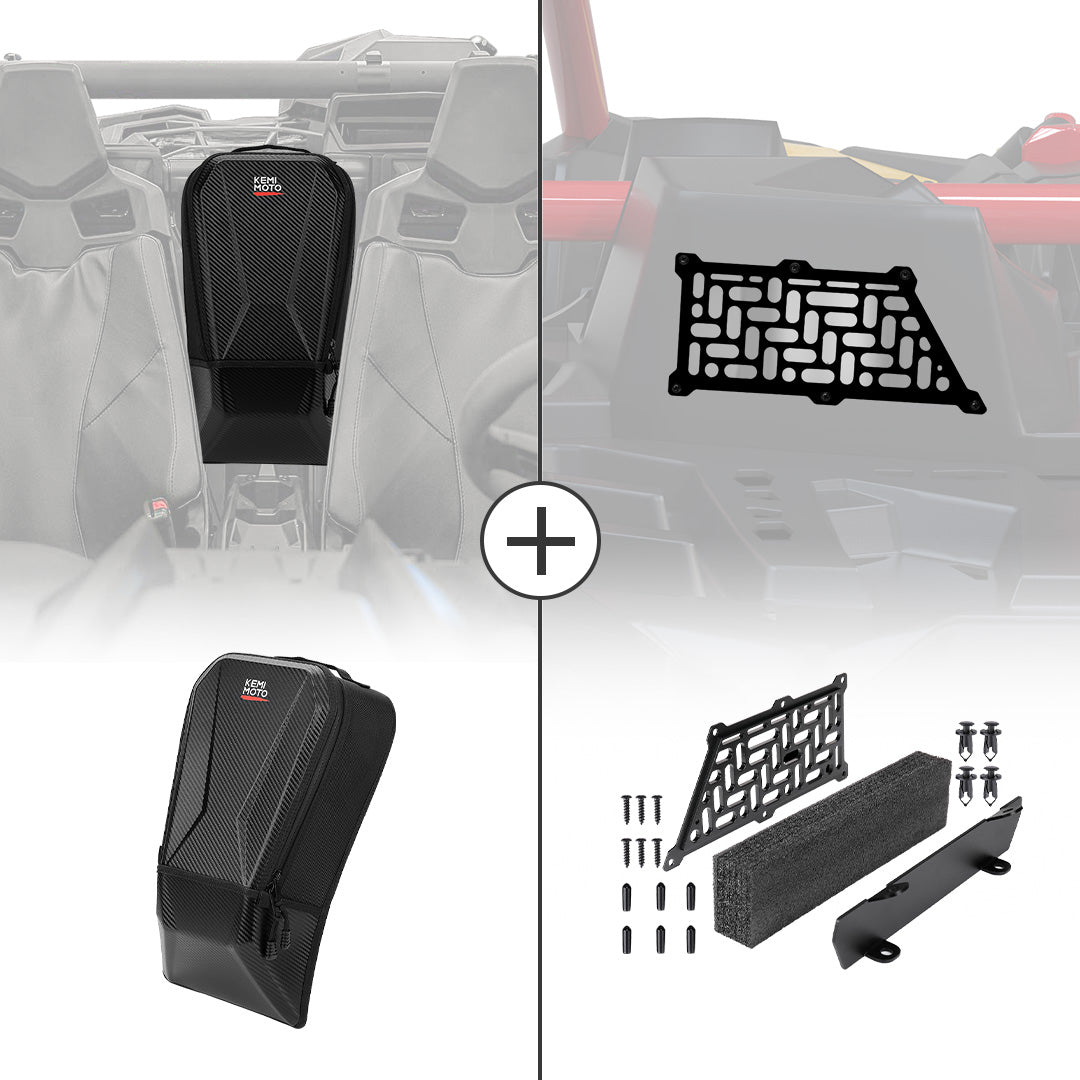 Kemimoto Maverick X3 kit insonorizzazione e borsa centrale