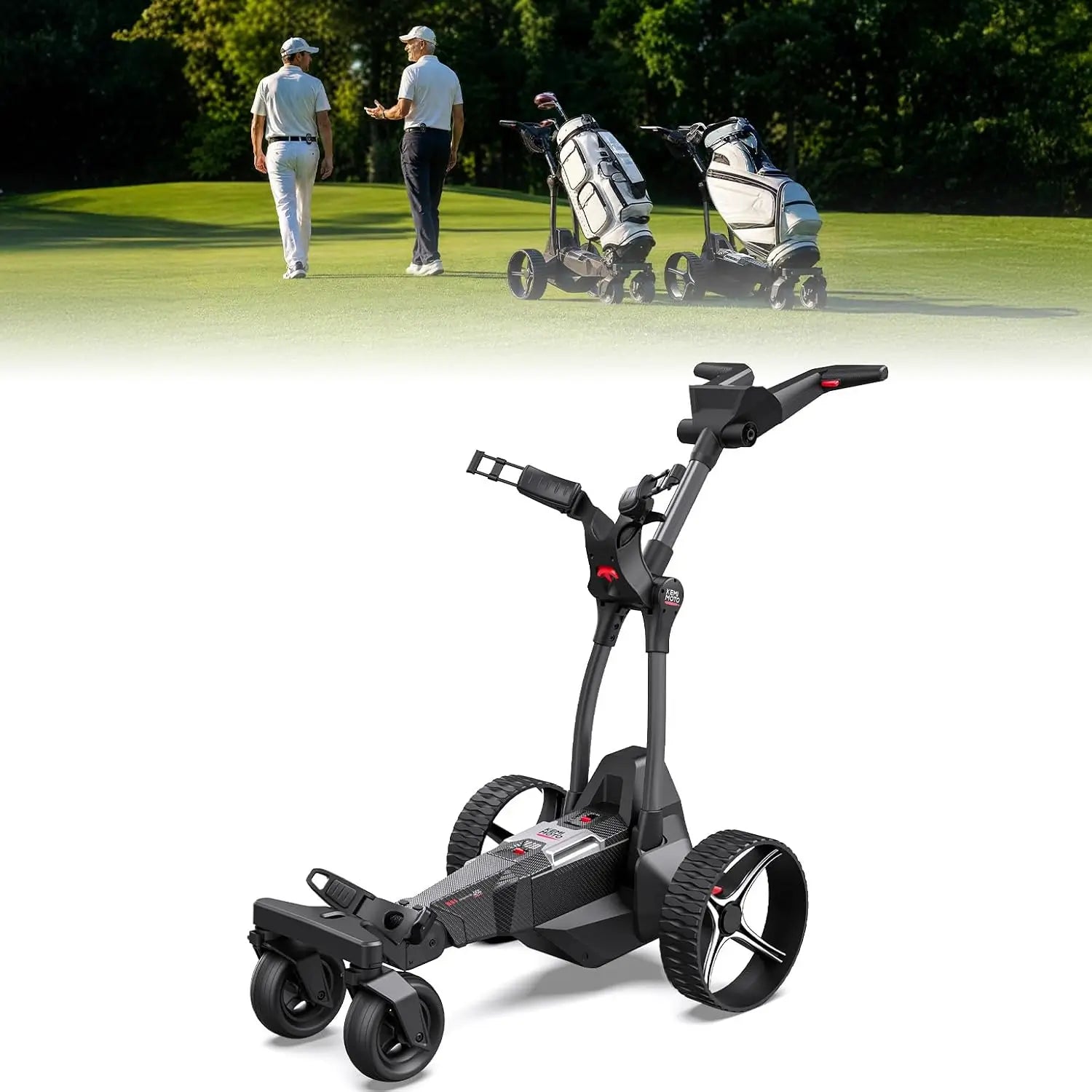 KEMIMOTO ApexAI Auto-Follow carrello golf elettrico telecomando