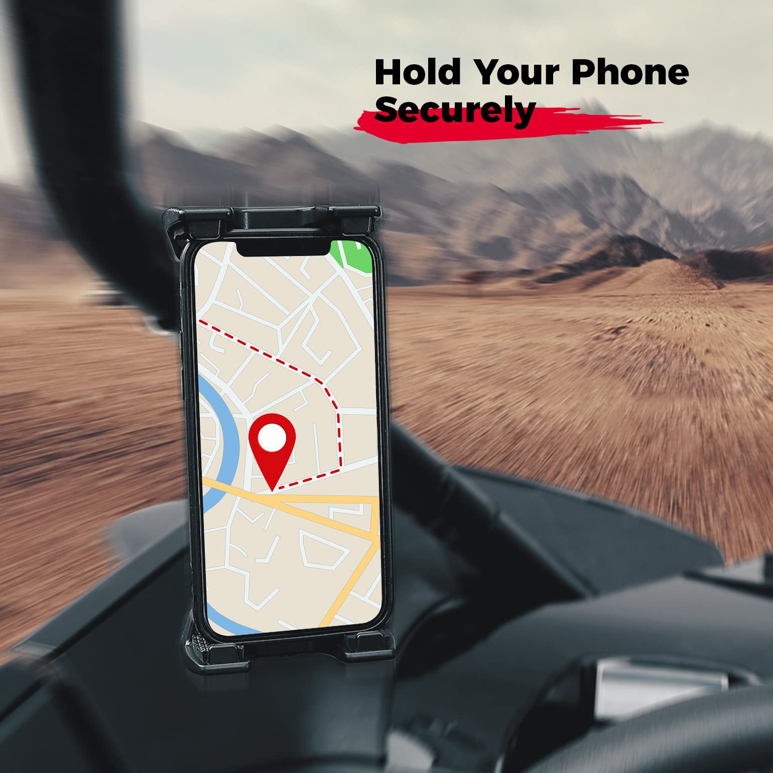 KEMIMOTO Supporto Telefono Roll Bar 360° Universale