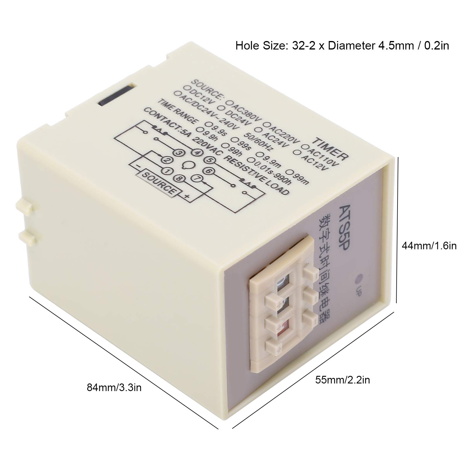 Kuuleyn Relè temporizzatore digitale AC380V ciclo
