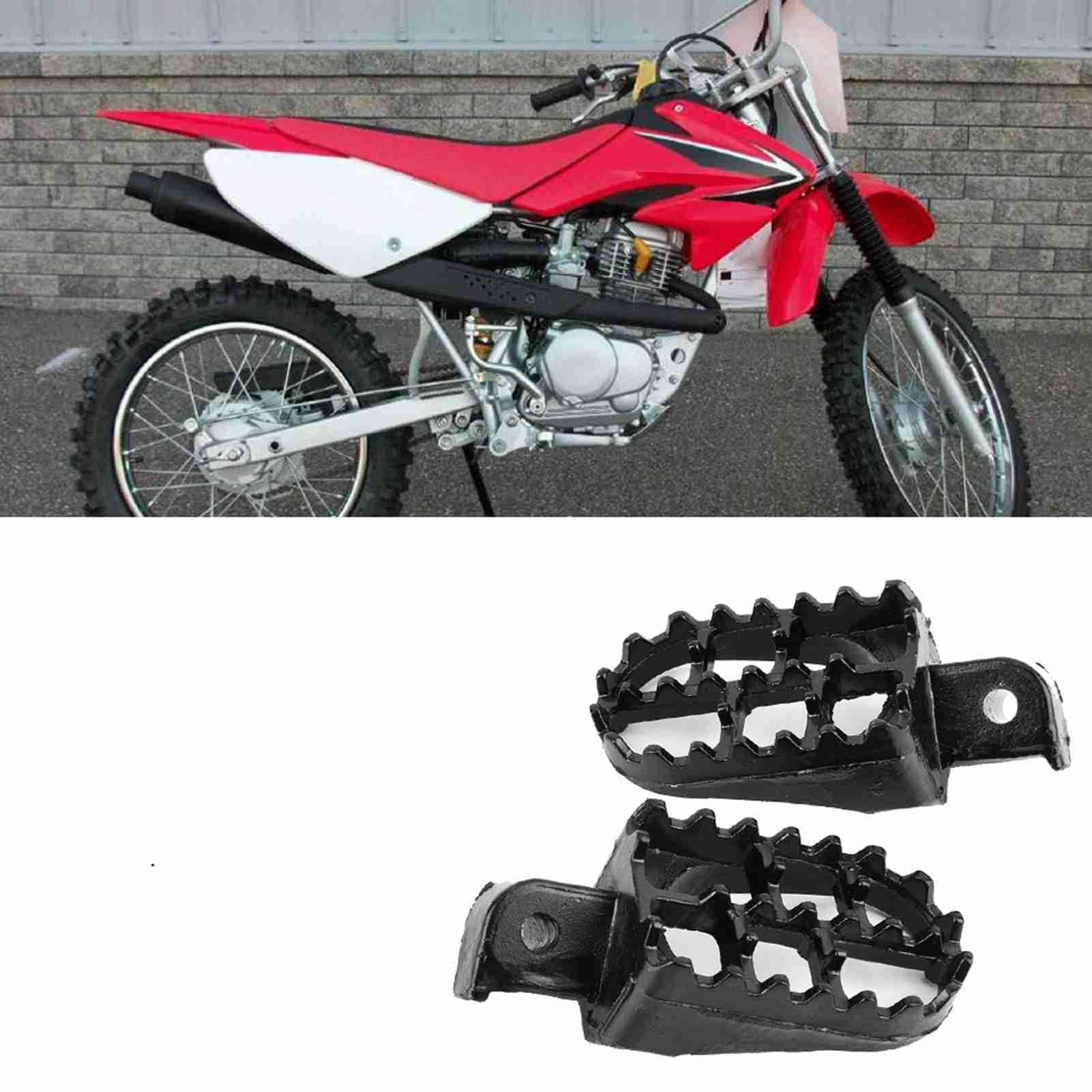 AOWINHIT Pedane Moto Alluminio Antiscivolo CRF50 XR50 Cross