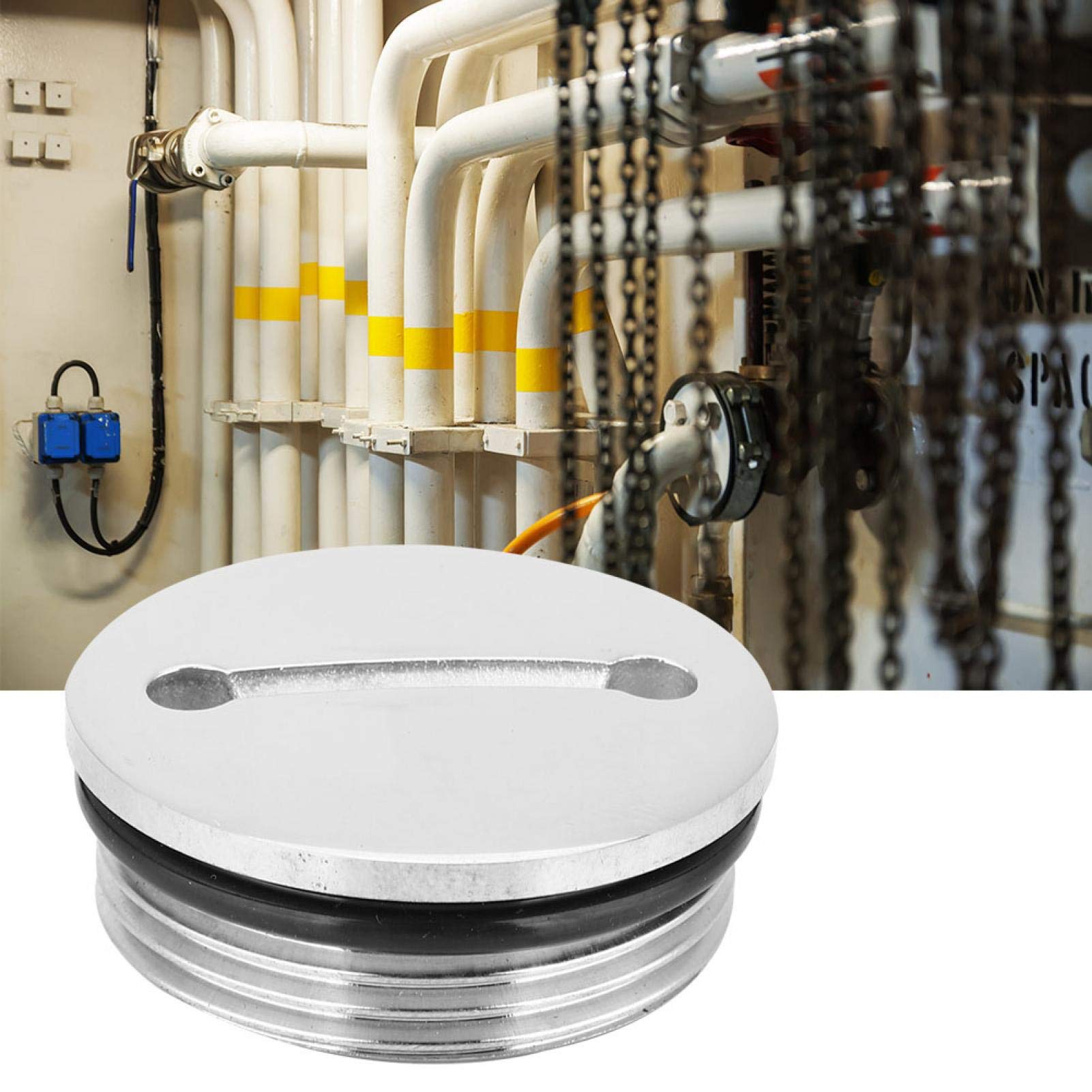 Kuuleyn tappo carburante barca inox 316 con catena