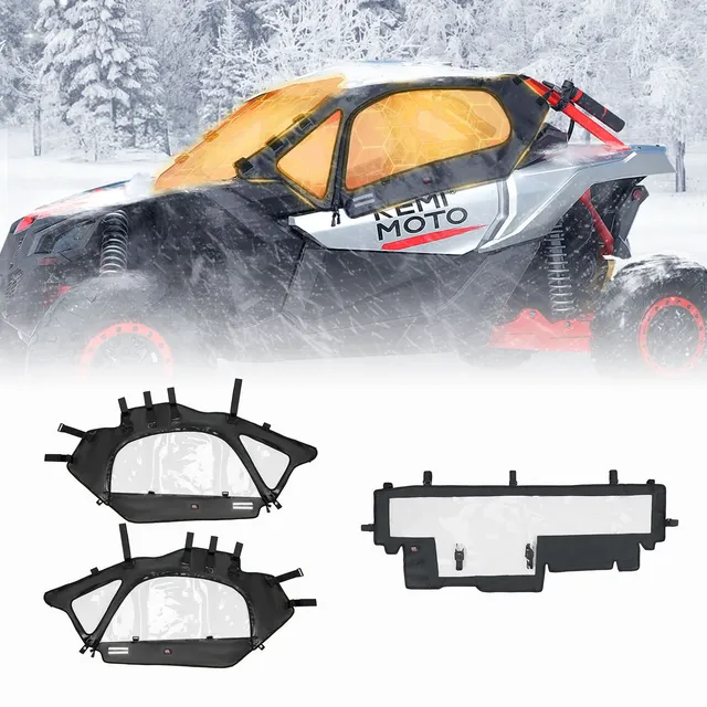 Kemimoto Maverick X3 porte soft + lunotto cabina impermeabile