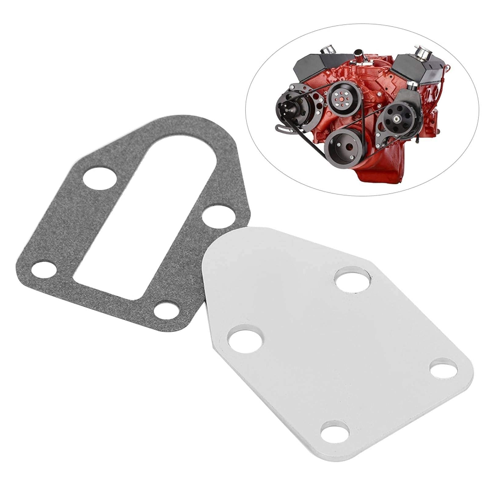 Kuuleyn piastra pompa carburante cromata motori SB