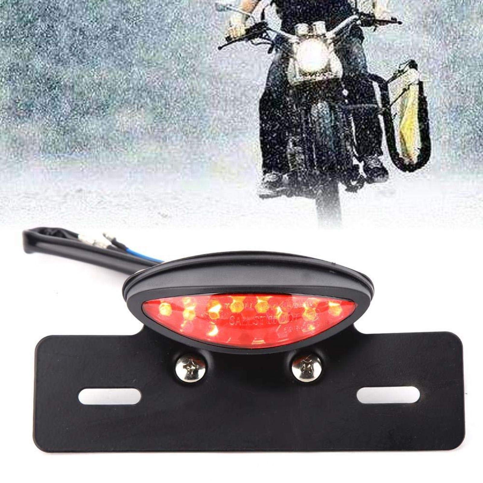 Kuuleyn fanale posteriore moto LED affumicato 12V 1 pz