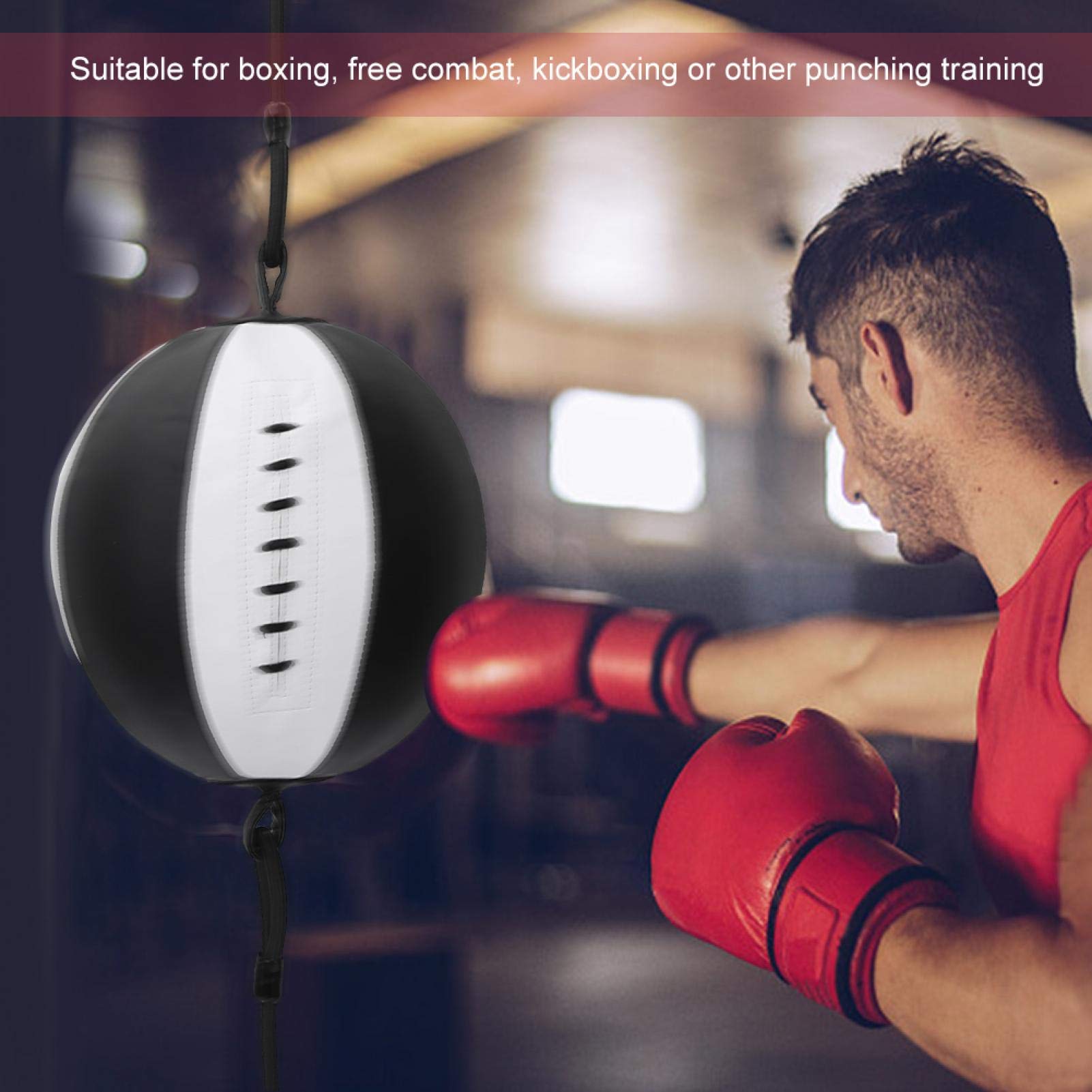 Kuuleyn palla da boxe in pelle PU con corde