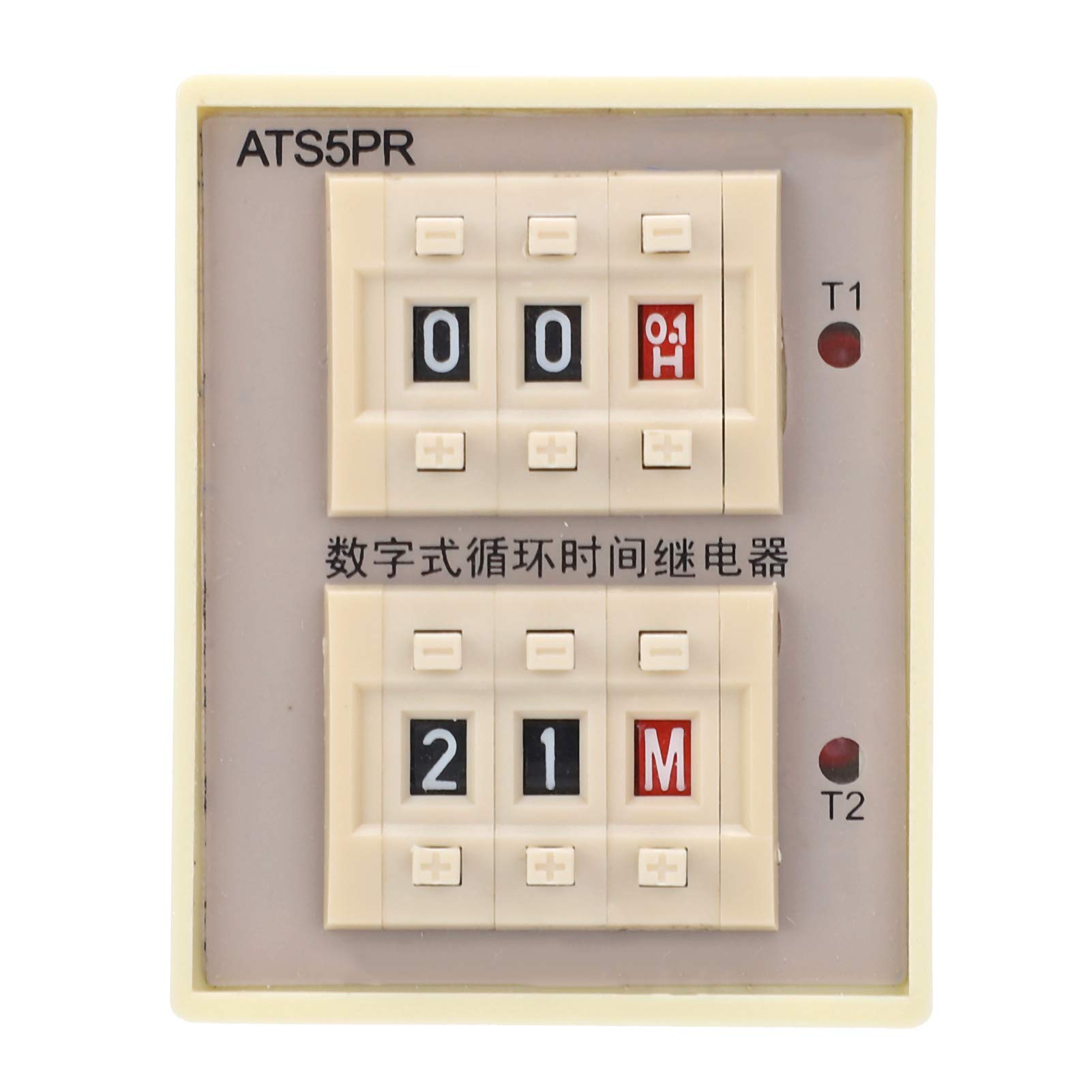 Kuuleyn Relè temporizzatore digitale DC12V 6 tempi