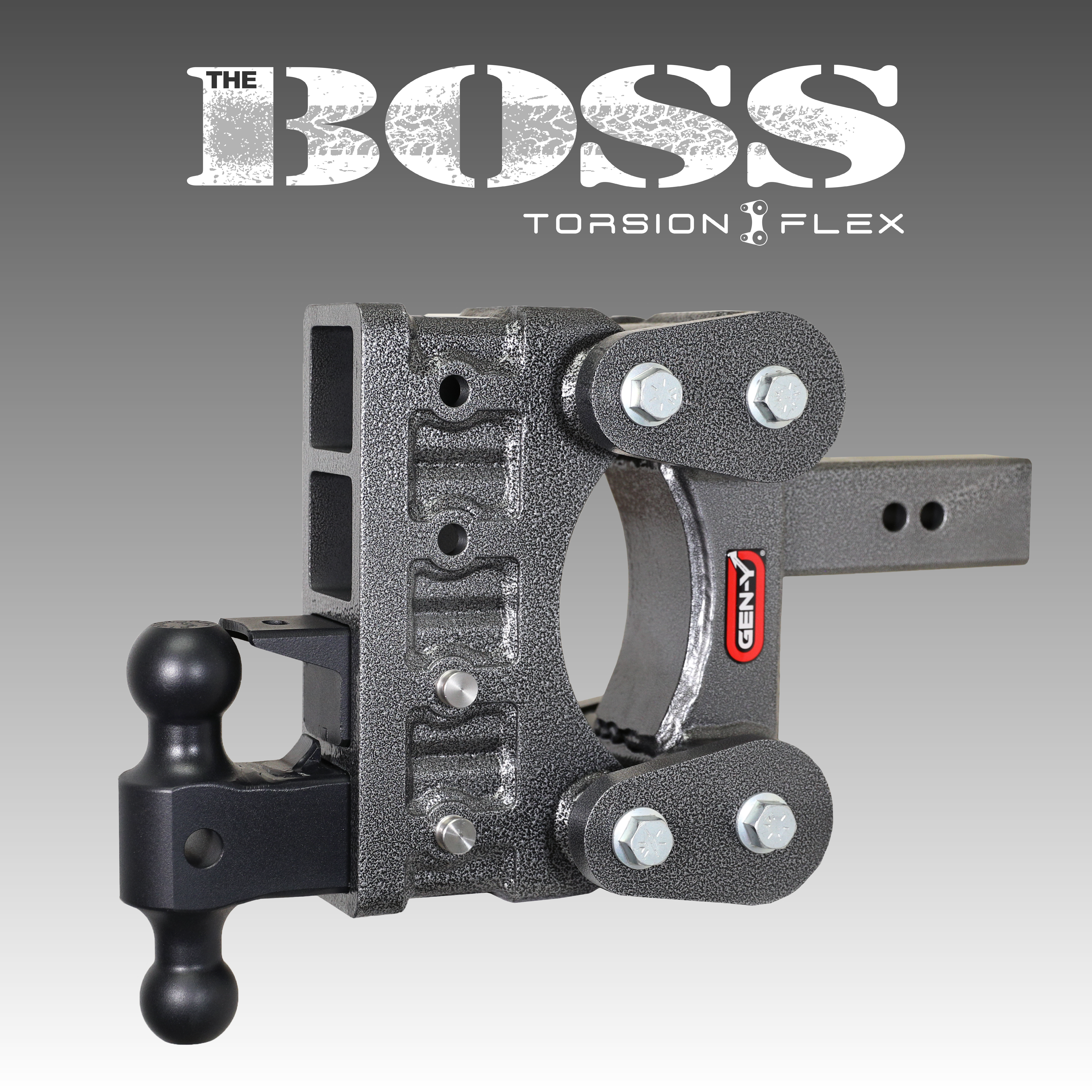 GEN-Y Hitch BOSS 16K Gancio Traino Regolabile Torsion-Flex