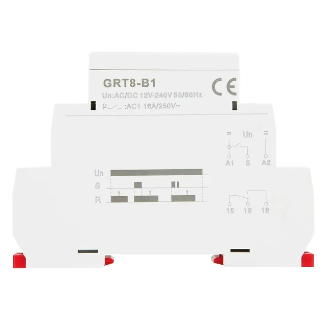Kuuleyn GRT8-B1 Relè a Tempo Ritardato DIN 12-240V