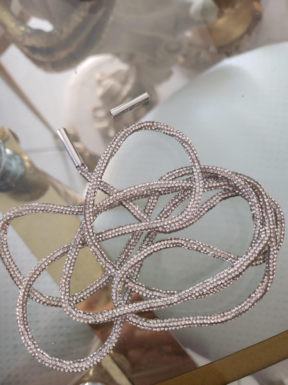 Hapivida Lacci Strass 120 cm Scarpe 1 Pezzo Vetro