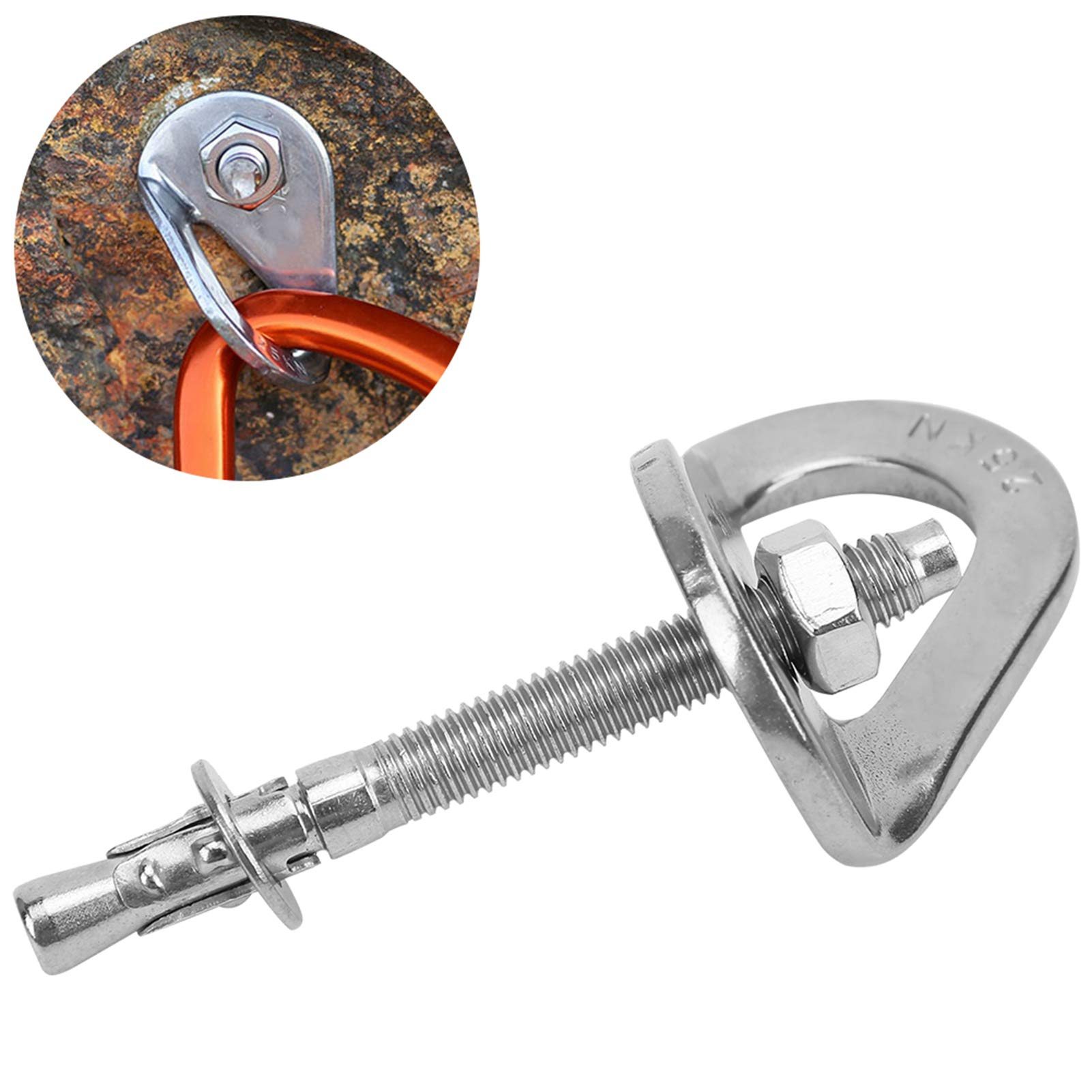 Kuuleyn Bullone Ancoraggio Arrampicata M8 Acciaio Inox