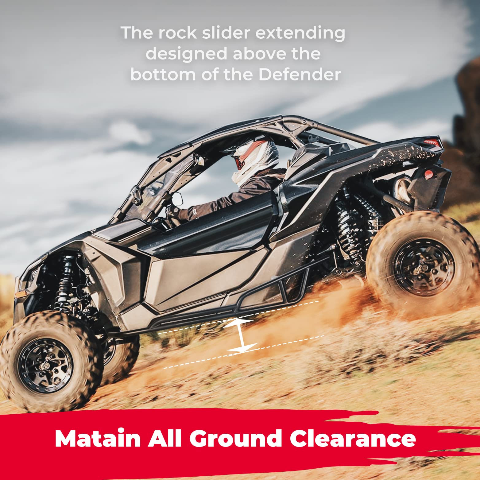 KEMIMOTO Maverick X3 Pedane Laterali 2 Posti Acciaio