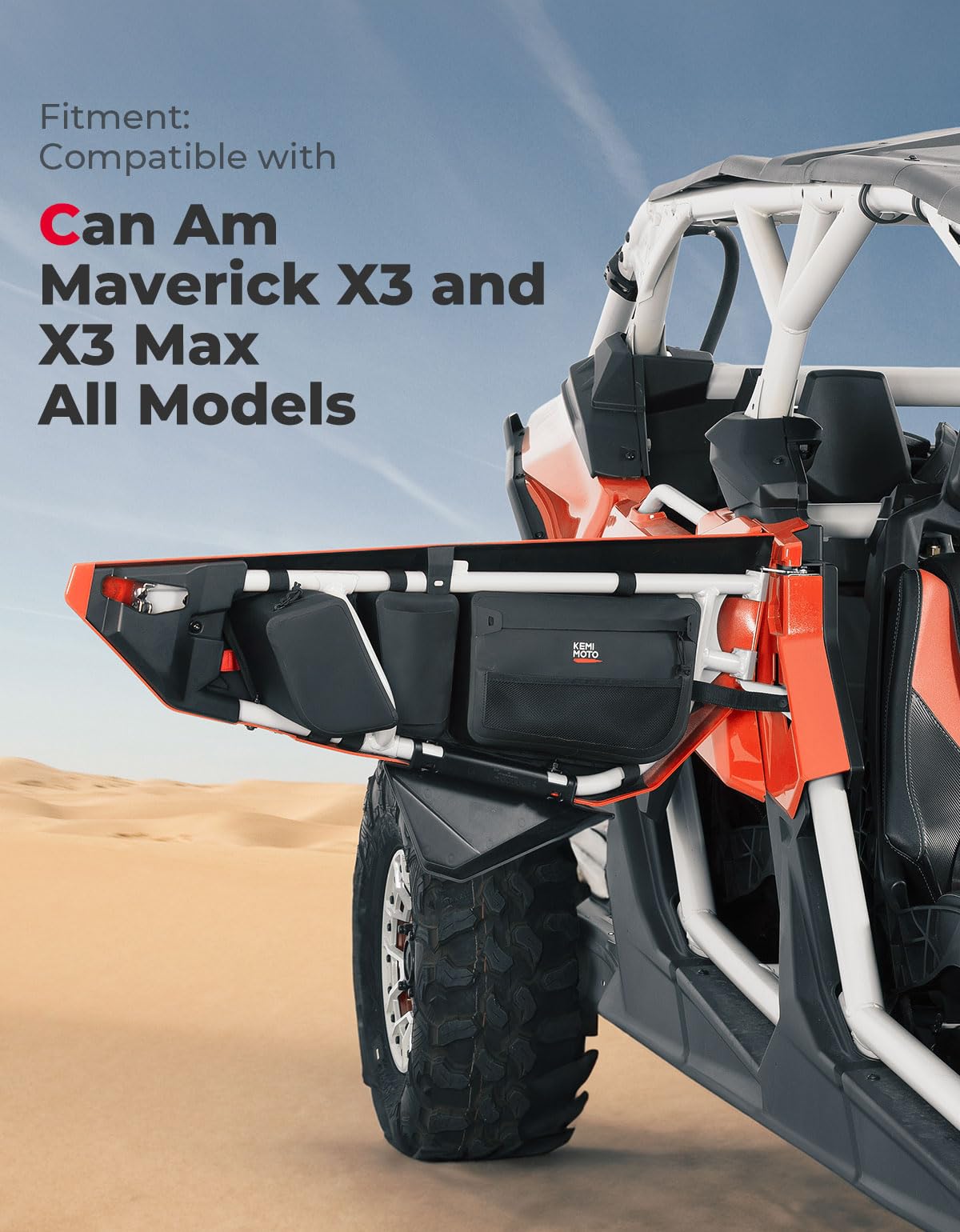 KEMIMOTO Maverick X3 Borse portiera impermeabili con portabicchiere